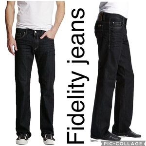 (Q3) Fidelity 5011, jeans size 36x28,‎ Sabbath
Dark wash, men's